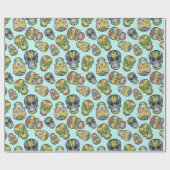 Skull Cadeaupapier (Vlak)