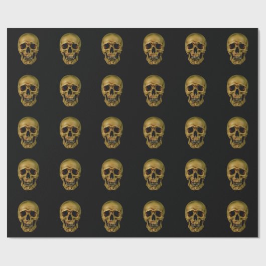 Skull Cadeaupapier (Vlak)