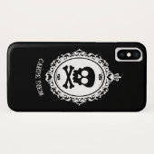 Skull Cameo Case-Mate iPhone Case (Achterkant (horizontaal))