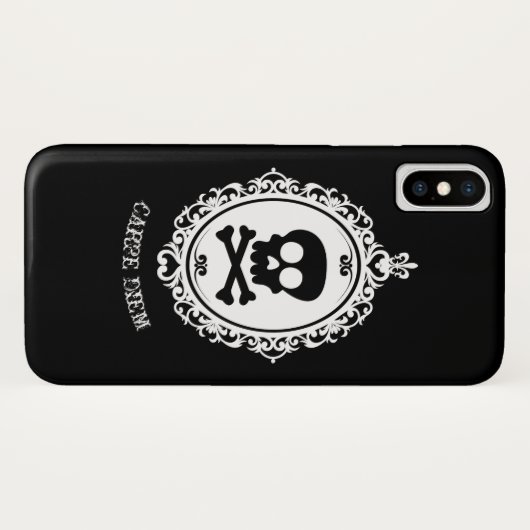 Skull Cameo Case-Mate iPhone Case (Achterkant (horizontaal))
