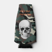 Skull Camo Flesjeskoeler (Voorkant)