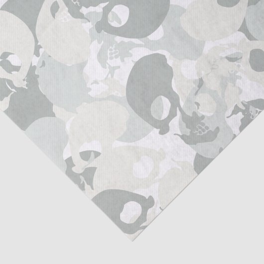 Skull-camouflage Tissuepapier (Detail)