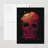 Skull Candle Briefkaart (Voorkant / Achterkant)