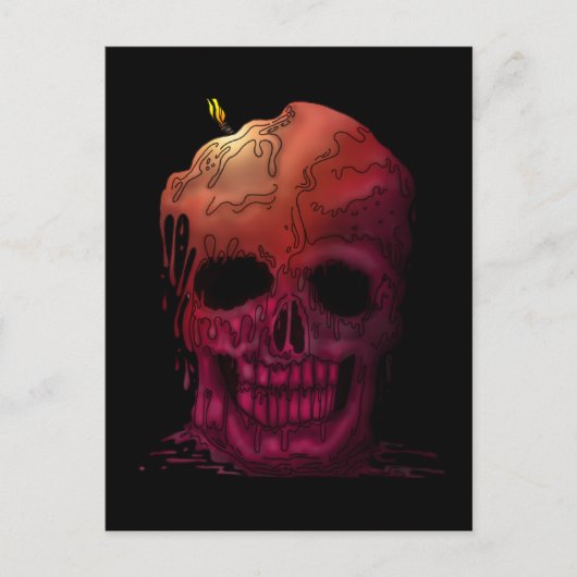 Skull Candle Briefkaart (Voorkant)