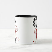Skull Candy Cane Mok (Midden)