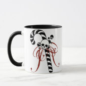 Skull Candy Cane Mok (Links)