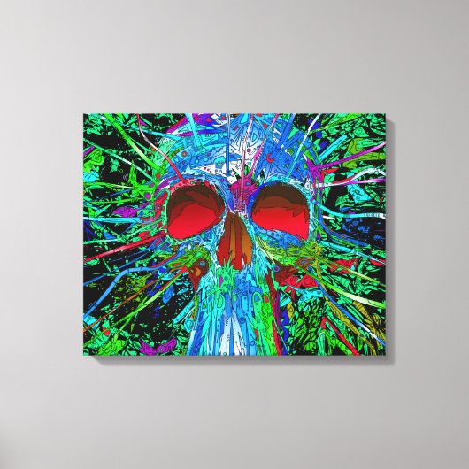 Skull Canvas Afdruk (Voorkant)