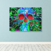 Skull Canvas Afdruk (Insitu (Houten vloer))