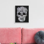 Skull canvas afdruk (Insitu (Woonkamer))