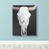 Skull Canvas Afdruk (Insitu (Houten vloer))