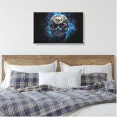 Skull Canvas Afdruk (Insitu (Slaapkamer))