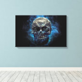 Skull Canvas Afdruk (Insitu (Houten vloer))