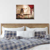 Skull Canvas Afdruk (Insitu (Slaapkamer))