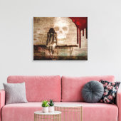 Skull Canvas Afdruk (Insitu (Woonkamer))