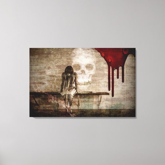 Skull Canvas Afdruk (Voorkant)