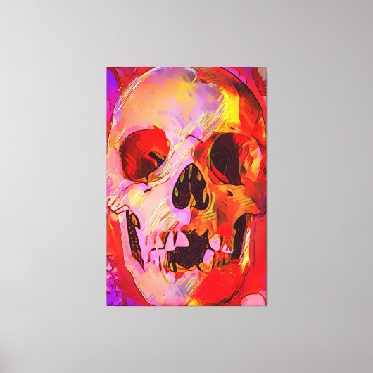 Skull Canvas Afdruk (Voorkant)