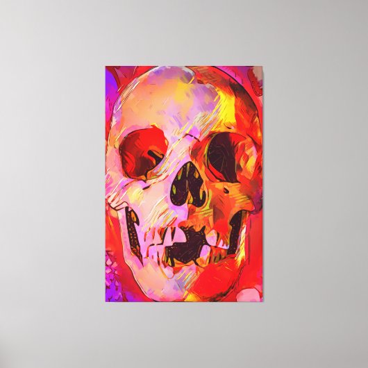 Skull Canvas Afdruk (Voorkant)