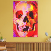Skull Canvas Afdruk (Insitu (Woonkamer))