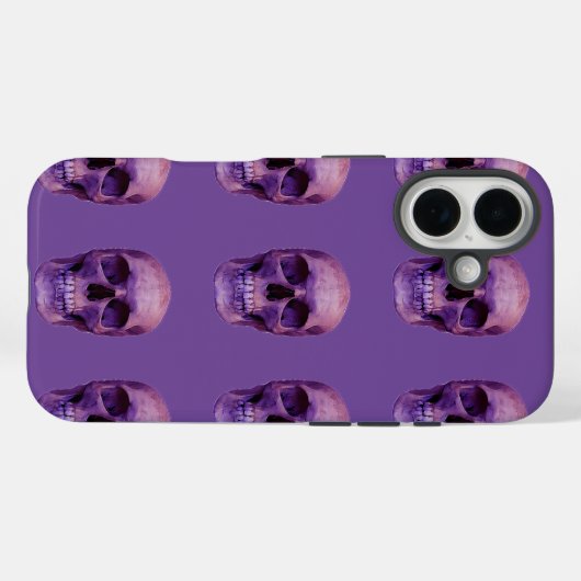 Skull Case-Mate iPhone Case (Achterkant (horizontaal))