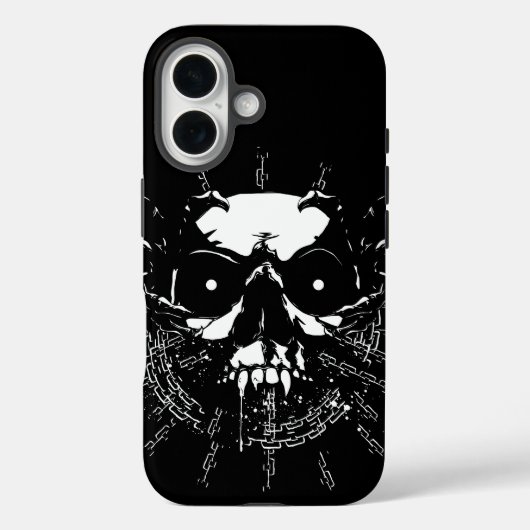 Skull Case-Mate iPhone Case (Achterkant)