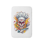 Skull Chef Kitchen Master Badmat (Voorkant Verticaal)