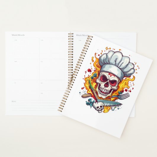 Skull Chef Kitchen Master Planner (Display)