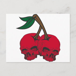 Skull Cherries Briefkaart
