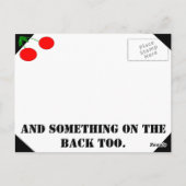 Skull Cherries Briefkaart (Achterkant)