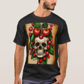 Skull Cherries-Tattoo T-shirt (Voorkant)