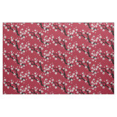 Skull Cherry Blossom Stof (Yard (91,4 cm))