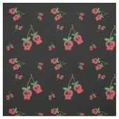 Skull Cherry Fabric Stof (Swatch)