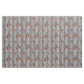 Skull Cherry Fabric - strepen Stof (Fat Quarter)