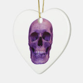 Skull Christmas Tree Heart Ornament (Links)