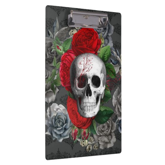 Skull Clipboard Klembord (Rechts)