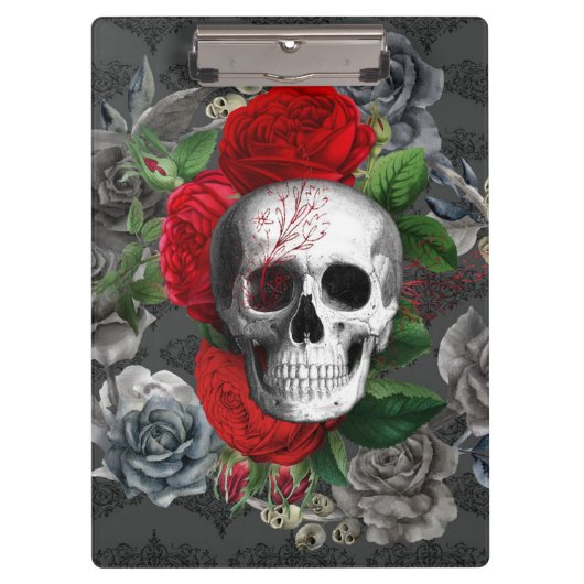 Skull Clipboard Klembord (Voorkant)
