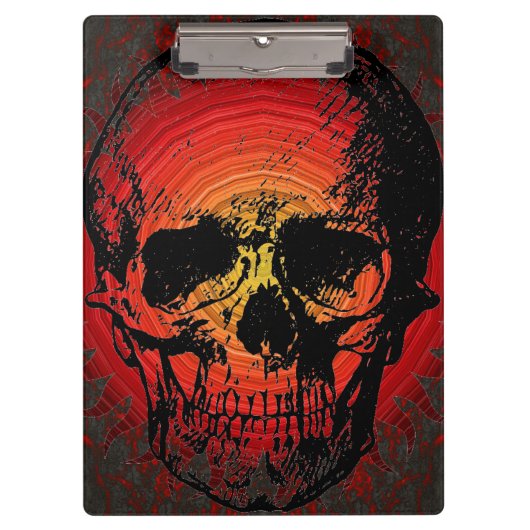 Skull Clipboard Klembord (Voorkant)