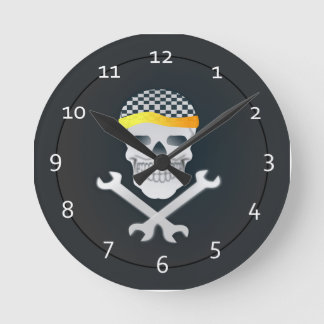 Skull CLocks Ronde Klok