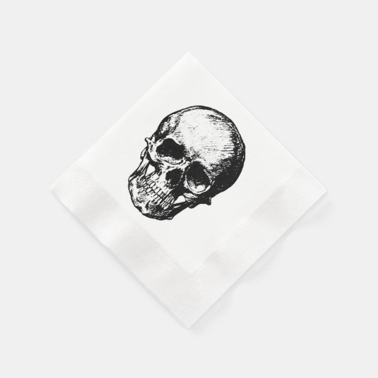 Skull Cocktail servet (Hoek)