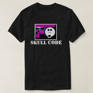 Skull Code V4: Skullnskin Graphics Tee By J.H.T. T-shirt