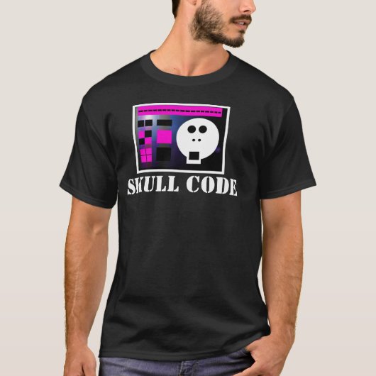 Skull Code V4: Skullnskin Graphics Tee By J.H.T. T-shirt (Voorkant)