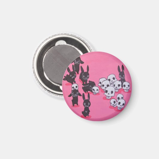 Skull Collectors Magnet (Voorkant / Achterkant)