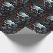 Skull Comics Stijl Illustratie Fantasy Art Cadeaupapier (Hoek)