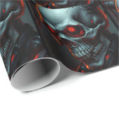 Skull Comics Stijl Illustratie Fantasy Art Cadeaupapier (Rol Hoek)