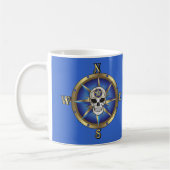 Skull Compass Koffiemok (Links)