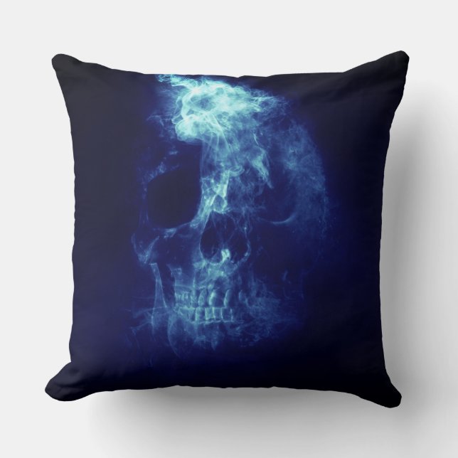 Skull Cotton Sierkussen (Voorkant)