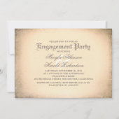 Skull Couple Day van de Dead Engagement Party Kaart (Achterkant)