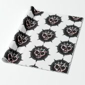 Skull Creep Cadeaupapier (Uitgerold)