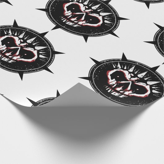 Skull Creep Cadeaupapier (Hoek)