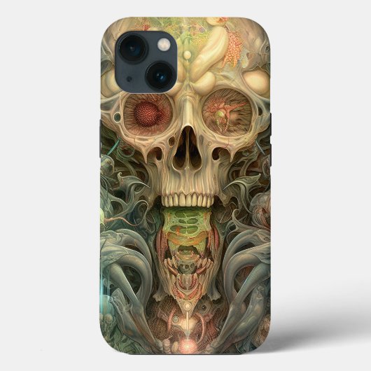 Skull Creepy Surreal Horror Art Case-Mate iPhone Case (Achterkant)