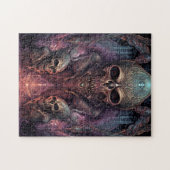Skull Creepy Surreal Horror Art Legpuzzel (Horizontaal)